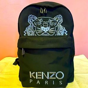 KENZO Paris Canvas Tiger Backpack